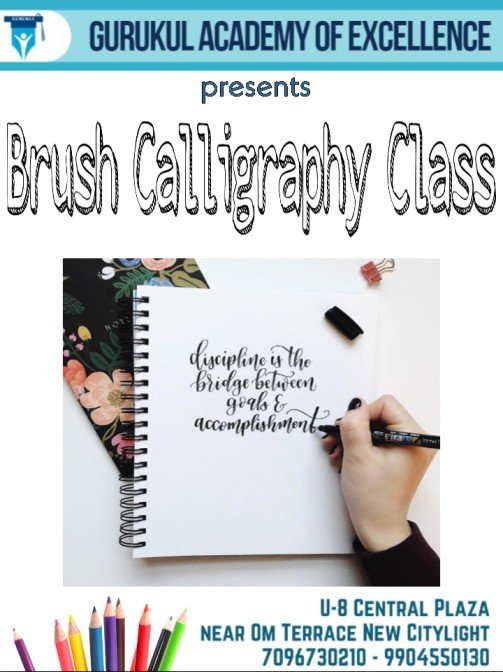 Brush Calligraphy Class in Surat