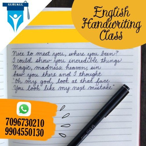 English Handwriting Class